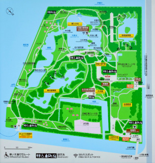 浜離宮恩賜庭園マップ
