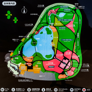 長居植物園マップ