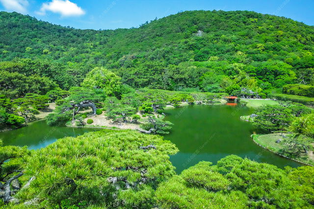 芙蓉峰頂上からの展望
