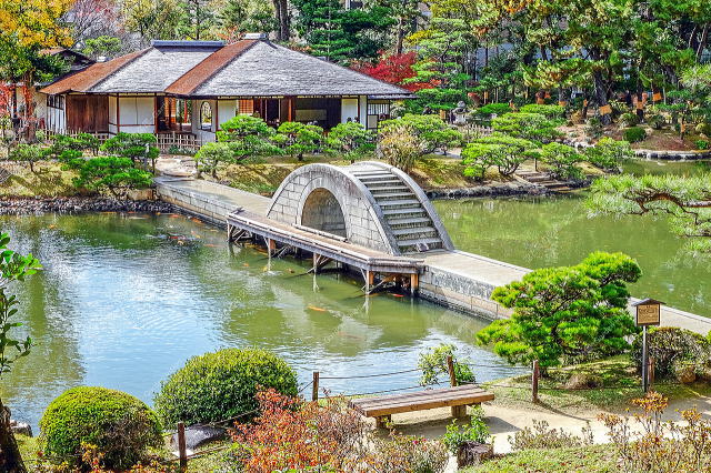 祺福山から見る跨虹橋